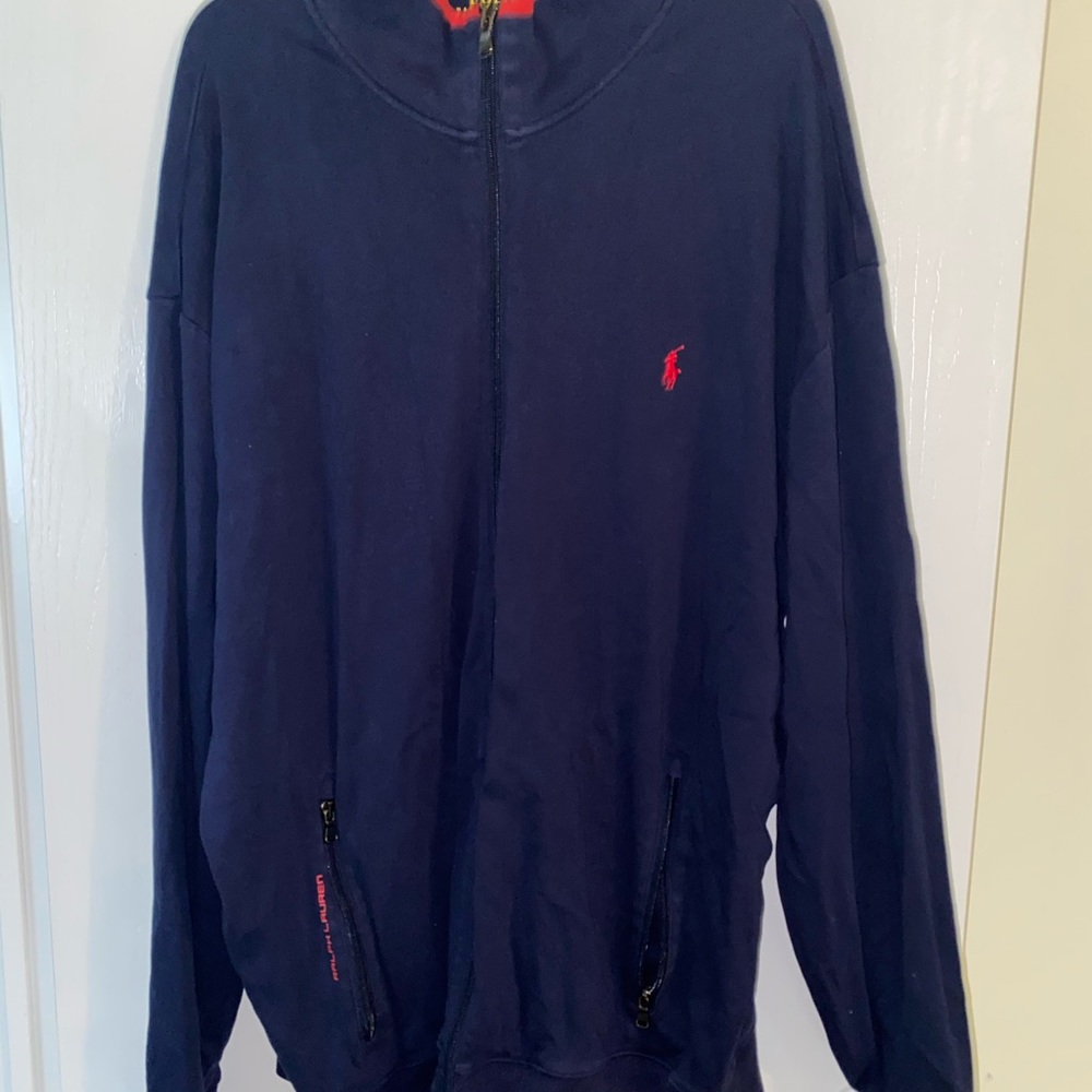 Polo jacket blue size2xl